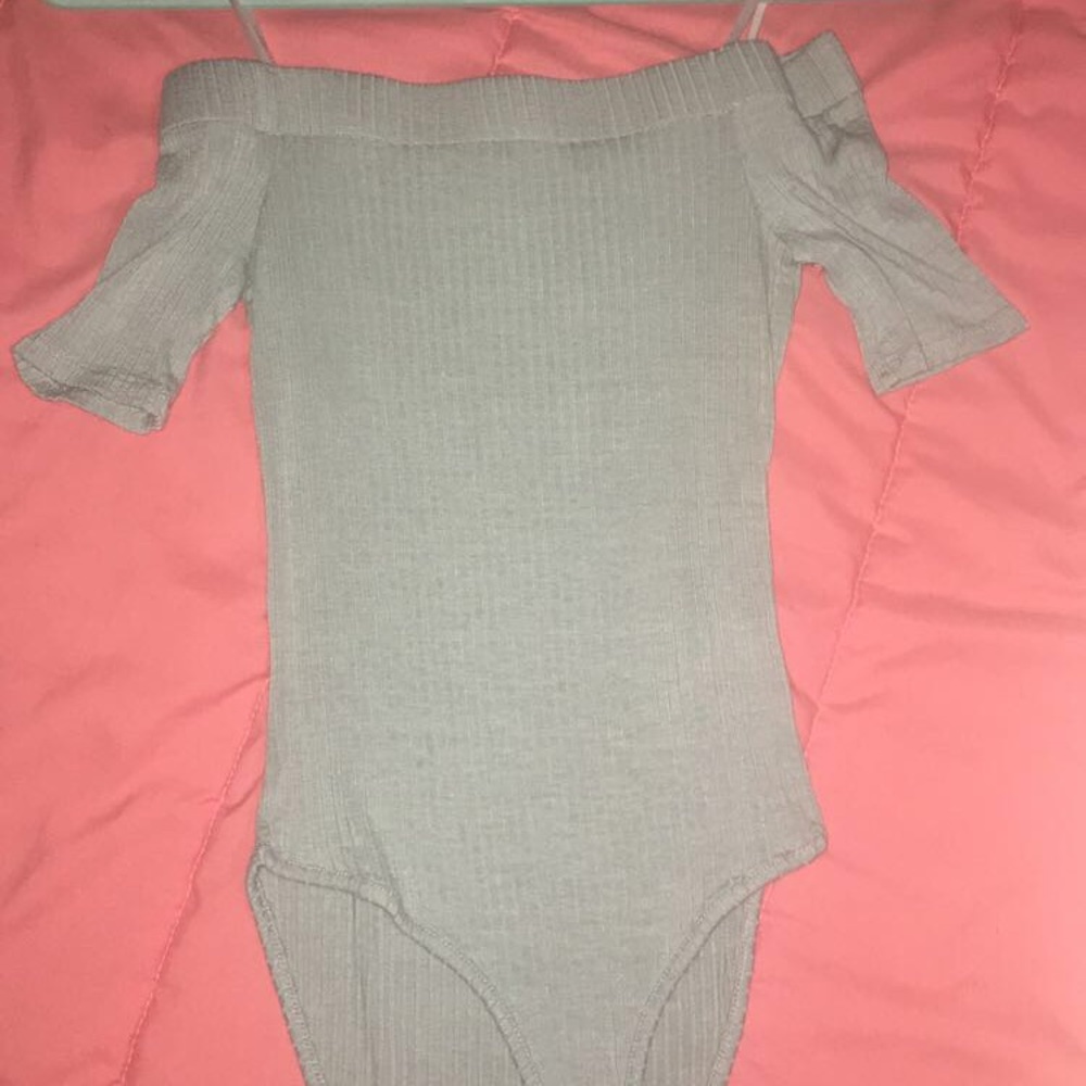 Off the shoulder body suit